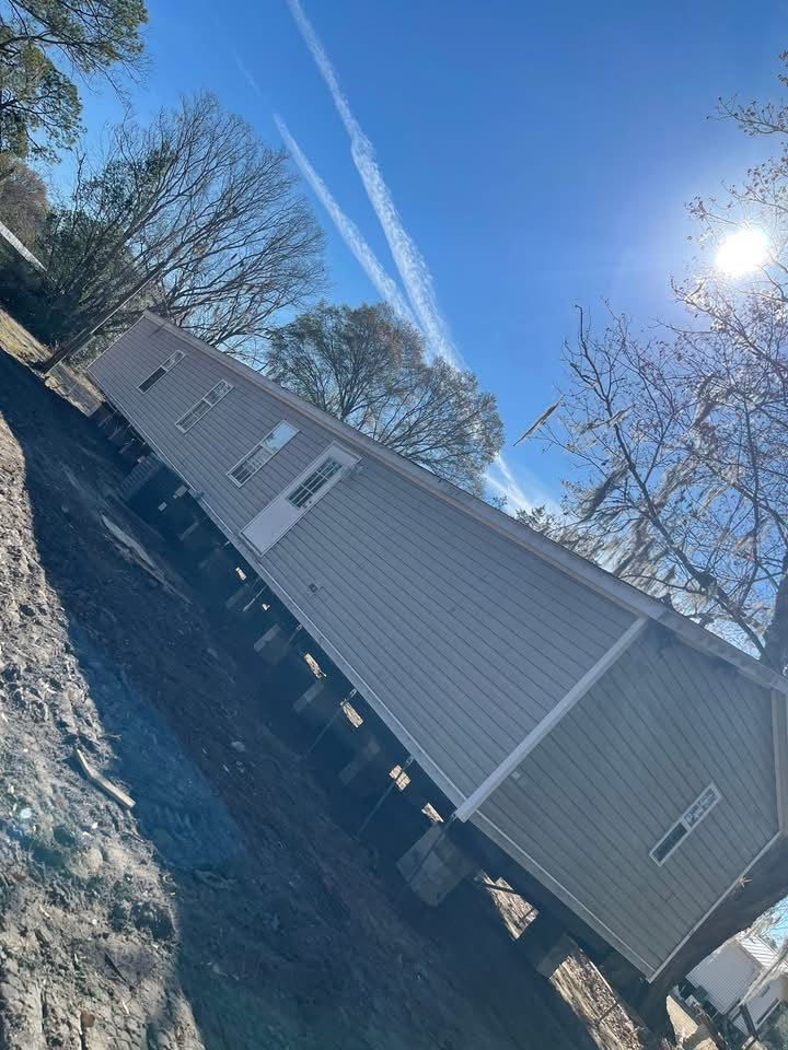 Manufactured home delivered and set up for a customer in Texas
